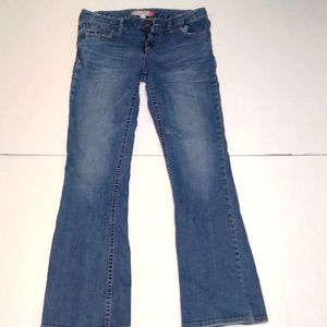 Y2K style skinny/flare jeans